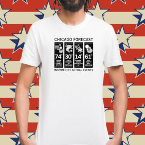 Chicago Forecast Inspired By Actual Events Shirts