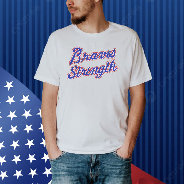 Chris Sale Wearing Braves Strength Shirt