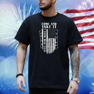 Come And Take It Patriotic Conservative Razor Wire Border Shirt