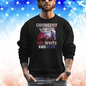 Courtesy Of The Red White And Blue Razor Wire Toby Keith Tribute Shirt