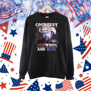 Courtesy Of The Red White And Blue Toby Keith TShirt