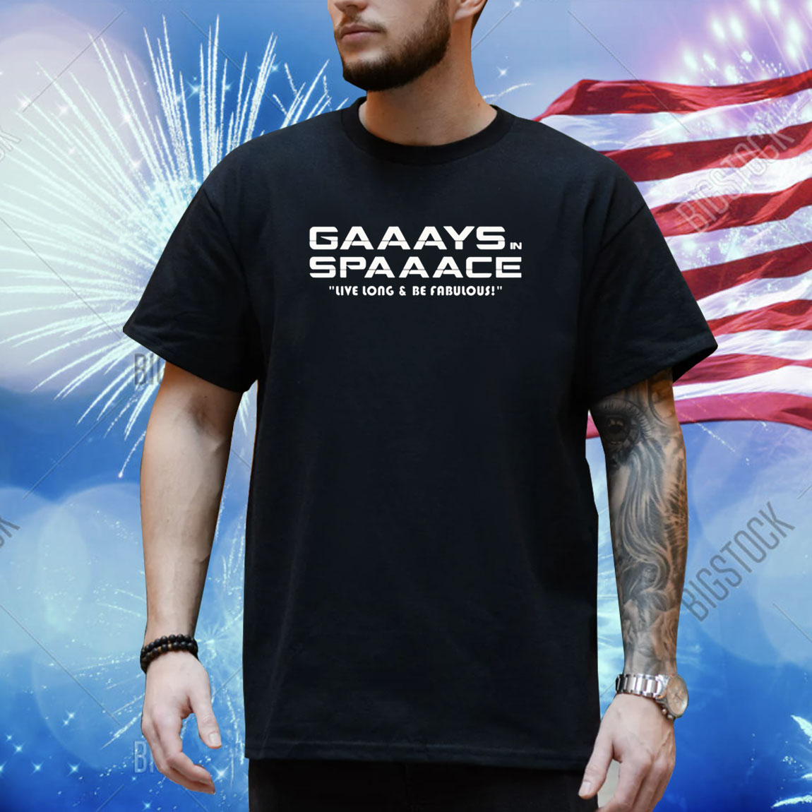 Gaaays Spaaace Live Long & Be Fabulous Shirt