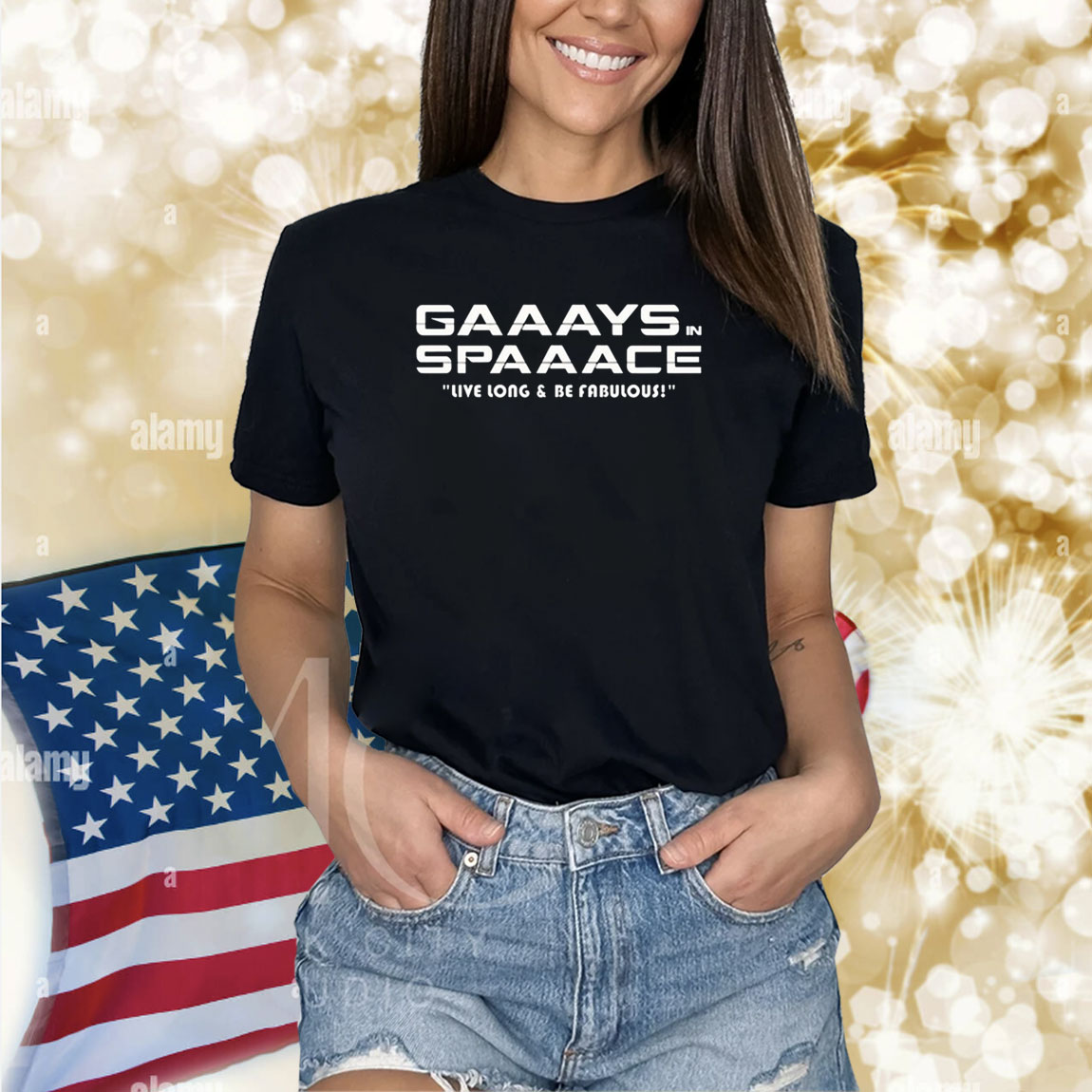 Gaaays Spaaace Live Long & Be Fabulous Shirts