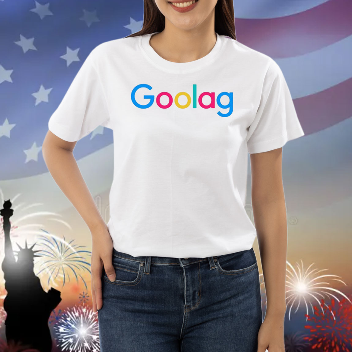 James Damore Wearing Goolag Shirts