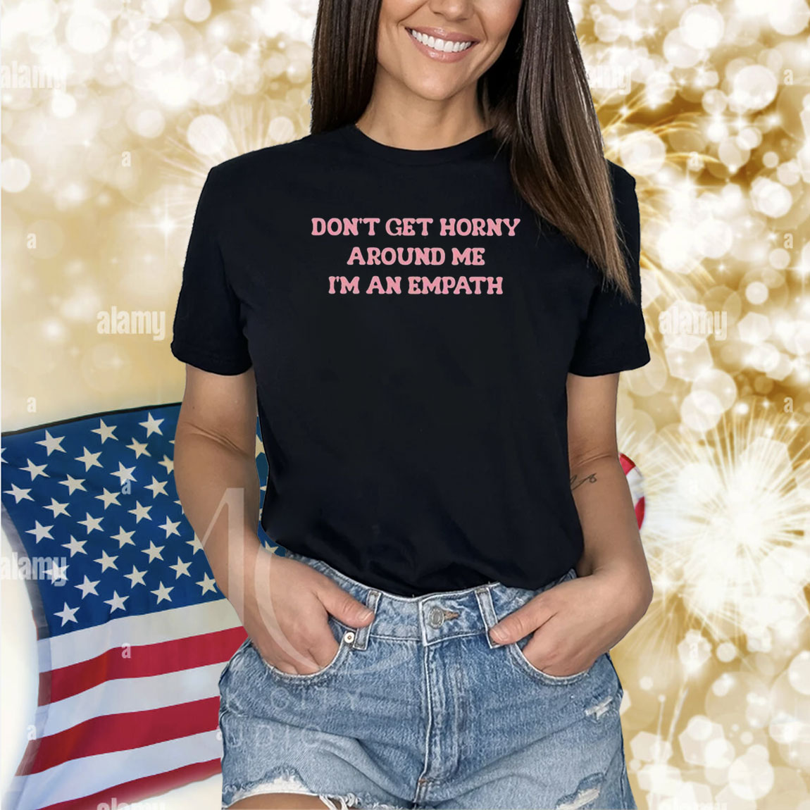 Laur Don’t Get Horny Around Me I’m An Empath Shirts