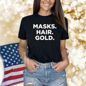 Marty Scurll Masks Hair Gold Shirts