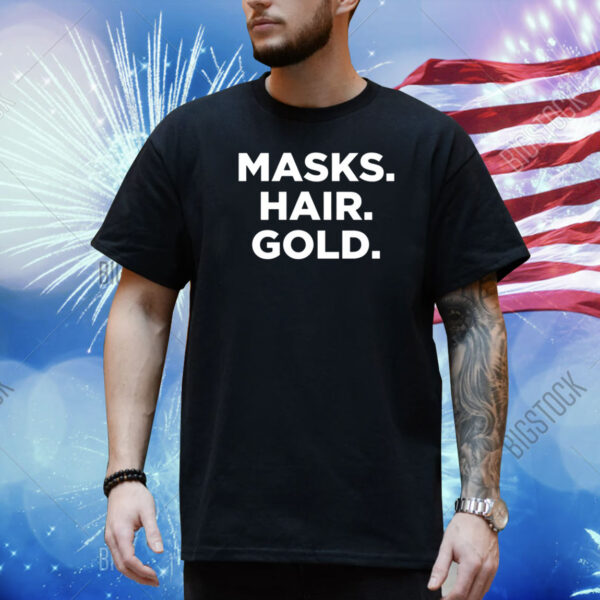 Masks Hair Gold Shirt