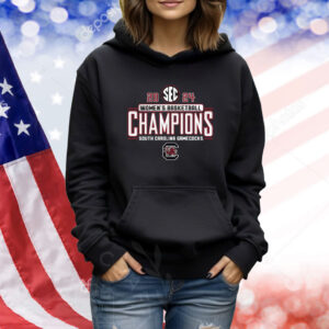 South Carolina Gamecocks 2024 Sec Women’s Basketball Regular Season Champions Locker Room TShirts
