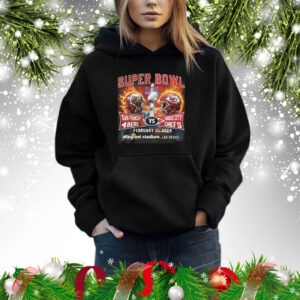 Super Bowl LVIII 49ers Vs Chiefs February 2024 Allegiant Stadium Las Vegas Hoodie