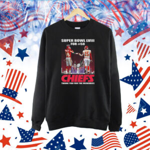 Super Bowl Lviii For 58 Kansas City Chiefs Thank You For The Memories Hoodie TShirt