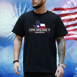 Texas Come And Take It American First Border Razor Wire Shirt