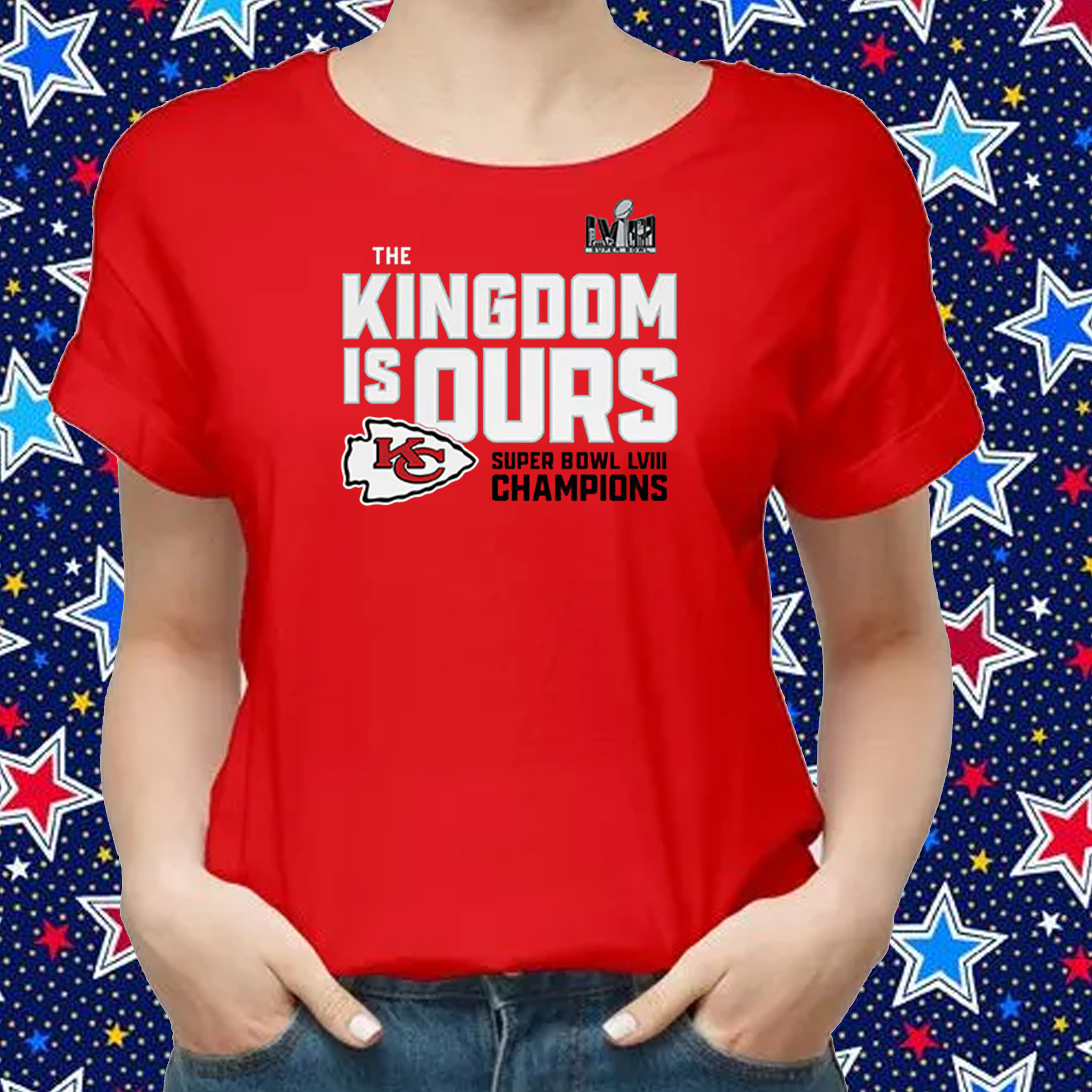 The Kingdom Is Ours Kansas City Chiefs Super Bowl Lviii Champions Shirts