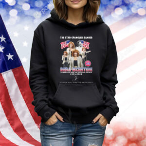 The Star-Spangled Banner Reba Mcentire 50 Years Ago Sang The National Anthem 1974 – 2024 TShirts