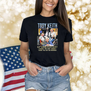 Toby Keith 63rd Anniversary 1961-2024 Thank You For The Memories Shirts
