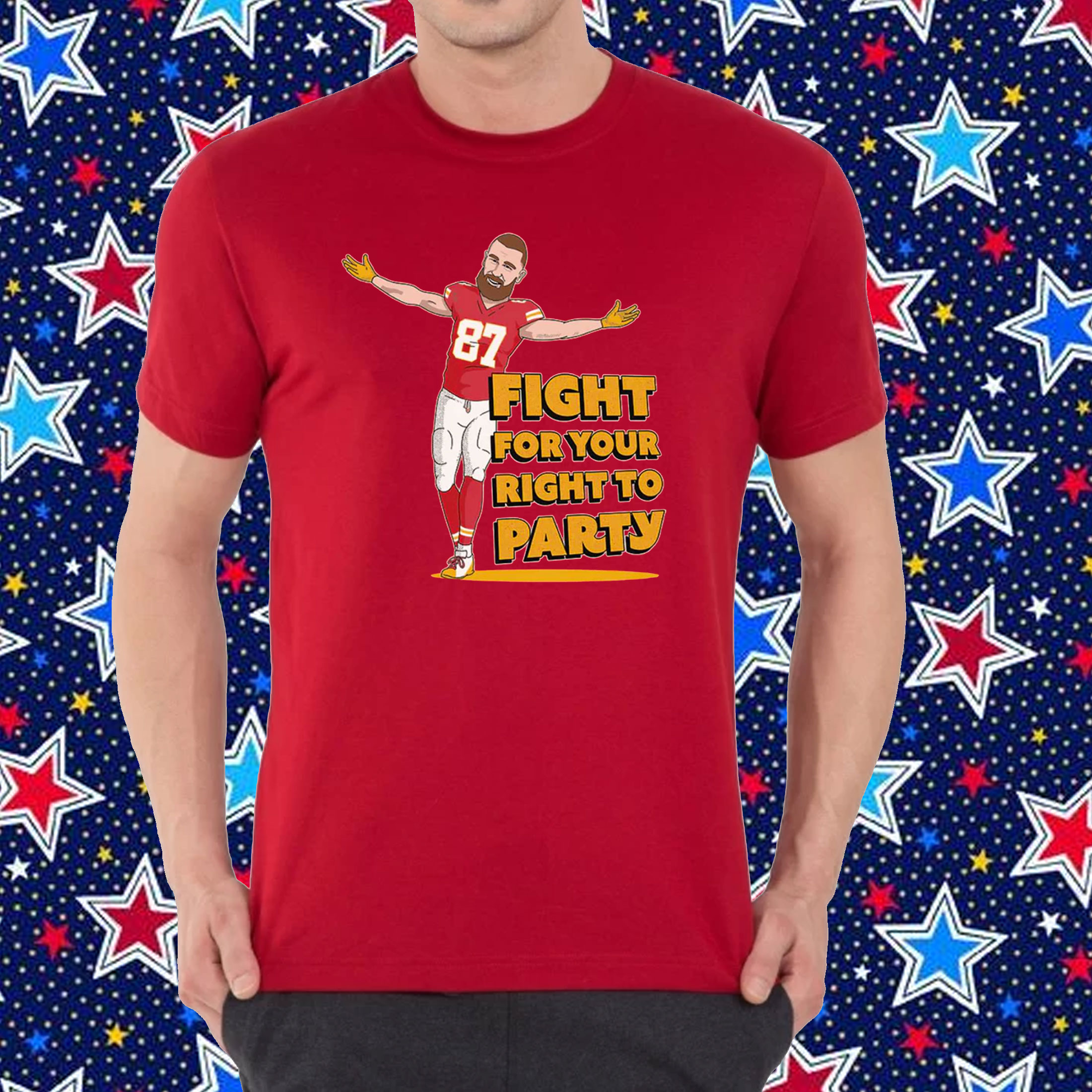 Travis Kelce Fight For Your Right To Party Shirt