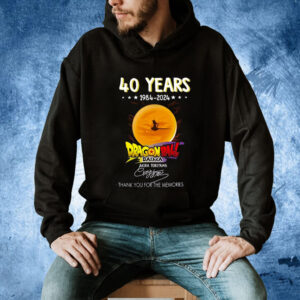 RIP Akira Toriyama, 40 Years 1984 – 2024 Thank You For The Memories Shirt