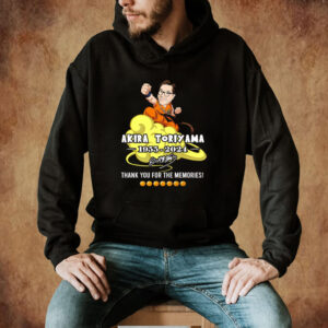 Akira Toriyama RIP Shirt, 40 Years 1984 – 2024 Thank You For The Memories Shirt