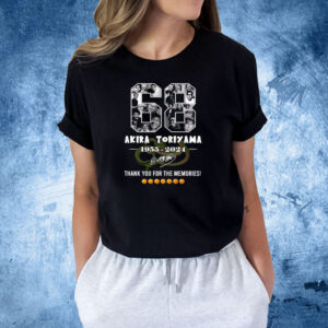 RIP Akira Toriyama Dragon Ball, 40 Years 1984 – 2024 Thank You For The Memories Shirt