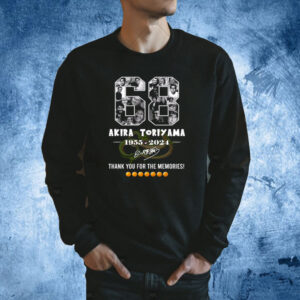 RIP Akira Toriyama Dragon Ball, 40 Years 1984 – 2024 Thank You For The Memories Shirt
