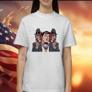 Clark Kent Superman in the style of Total Recall Super Recall Shirt