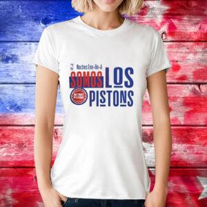 Detroit Pistons 2024 Noches Ene-Be-A Training Somos Los Pistons T-Shirt
