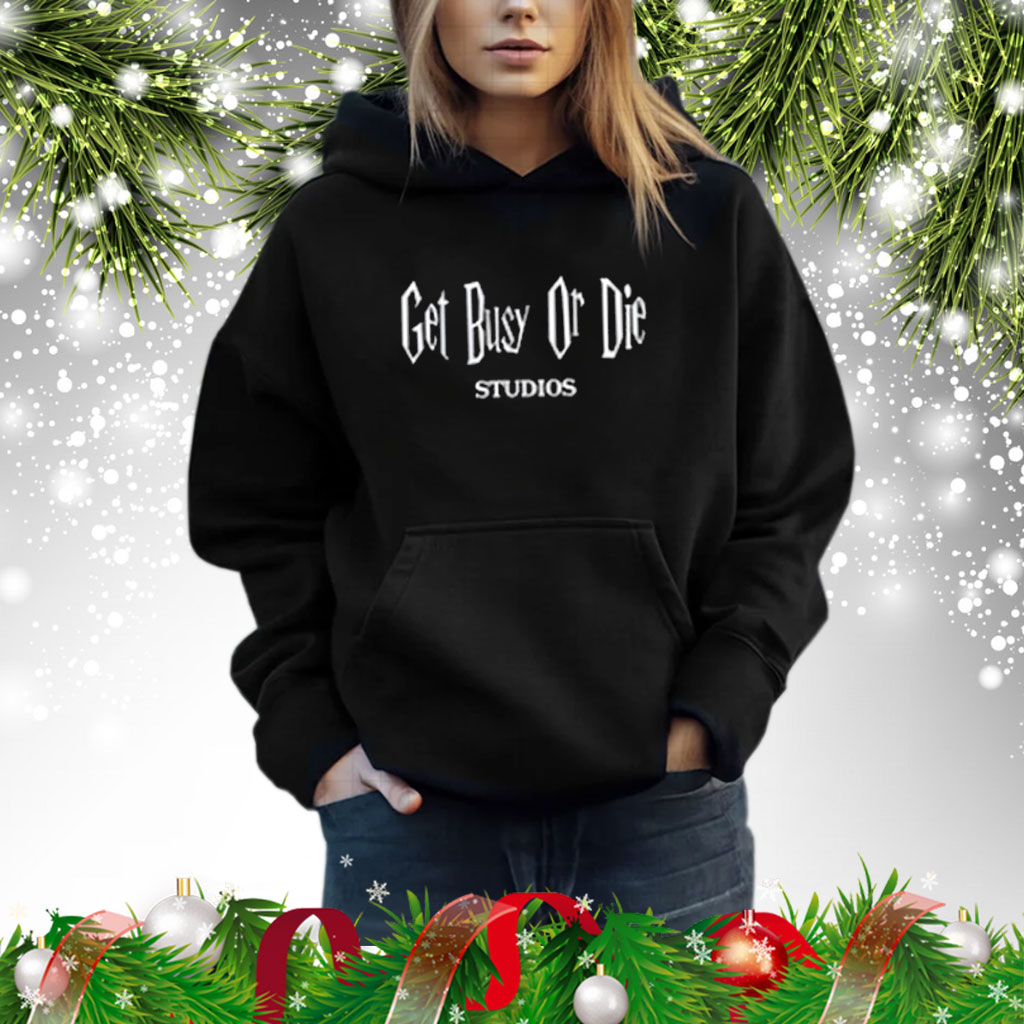 Get Busy Or Die Studios Herry Chopper And The Deathly Hallows Hoodie