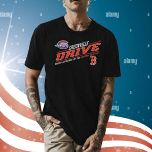 Greenville Drive Diagonal Affiliiate Boston Baseball Shirt