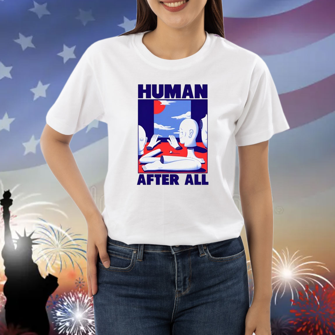 Human After All - Premium Box-Fit Shirts