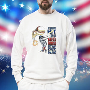 If you can’t hit with the Big Dog stay out of the park baseball Shirt