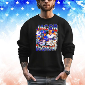 Jacob deGrom Texas Rangers baseball retro Shirt