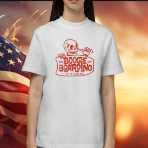 Kook Slams Boogie Boarding Is A Crime TShirt
