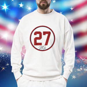 Mike Trout Los Angeles Angels number circle Shirt