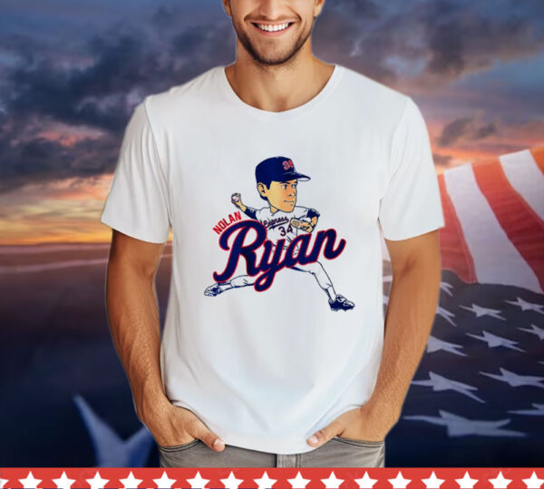 Nolan Ryan Texas Caricature Shirt