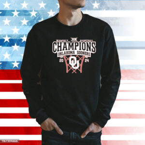Oklahoma Sooners Crimson 2024 Big 12 Wbb Champions Shirt