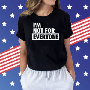 Shannon Sharpe wearing im not for everyone Shirt