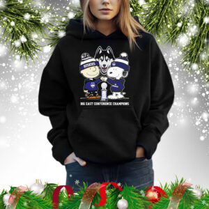 Snoopy and Charlie Brown Uconn Huskies Big East Conference Champions Shirt