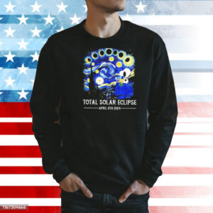 Snoopy and Woodstock total solar eclipse 2024 Shirt