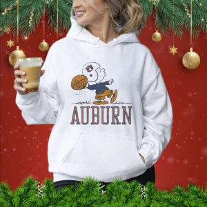 Snoppy Peanuts Auburn Tigers Football Shirt