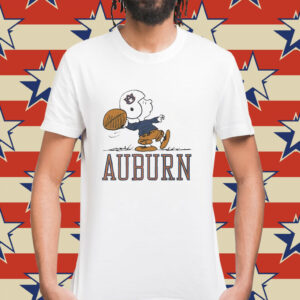 Snoppy Peanuts Auburn Tigers Football Shirt