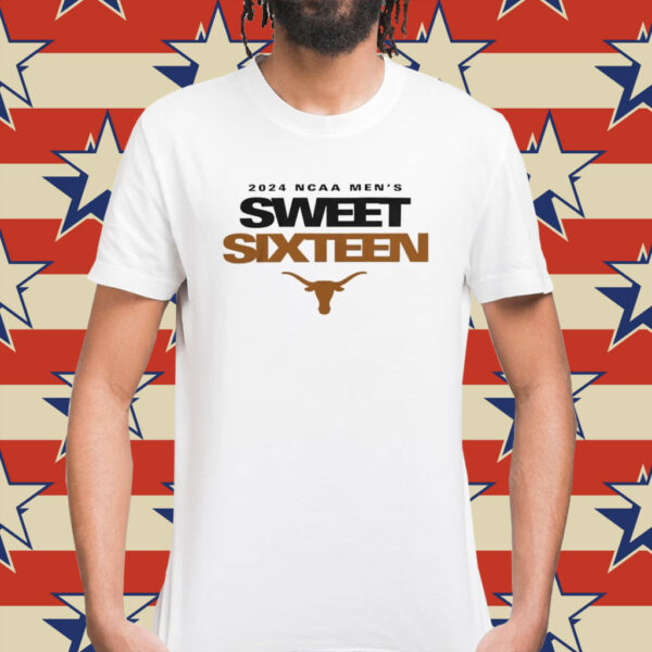 Texas Longhorns 2024 Men’s Basketball Sweet Sixteen Shirt