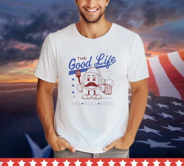 The Good Life BBQ Ball Beer Shirt