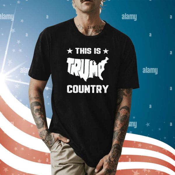 This Is Trump Country Map T-Shirts