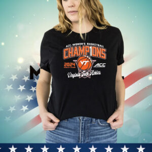 Virginia Tech Hokies 2024 ACC Women’s Basketball Regular Season Champions Shirt