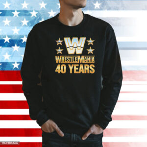 Wrestlemania 40 over the years Shirt