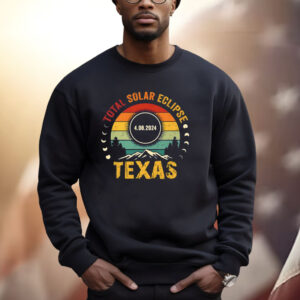 Total Solar Eclipse Texas, April 8th Path of Totality Shirt
