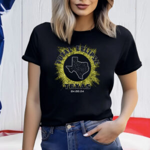 Total Solar Eclipse 2024, Texas Eclipse Clipart Shirt