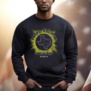 Total Solar Eclipse 2024, Texas Eclipse Clipart Shirt