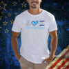Support Israel Peace Love Israel I Stand With Israel Vintage Shirt