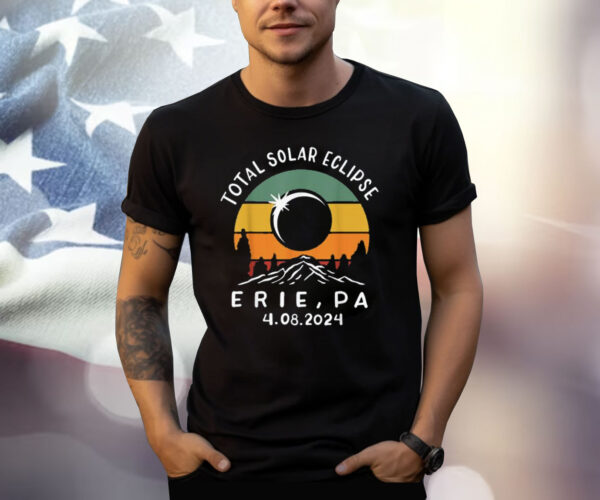 Total Solar Eclipse USA Erie Pennsylvania 4.08.2024 Shirt