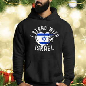 I Support Israel I Stand With Israel Heart Israeli Flag Shirts